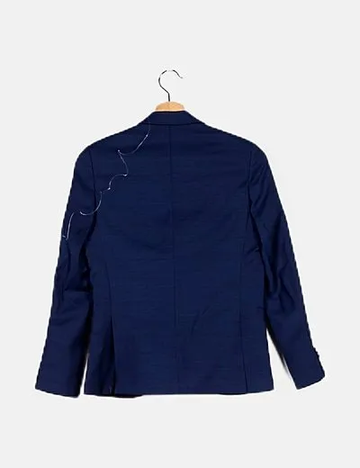 Jack & Jones Blazer azul klein jaspeada