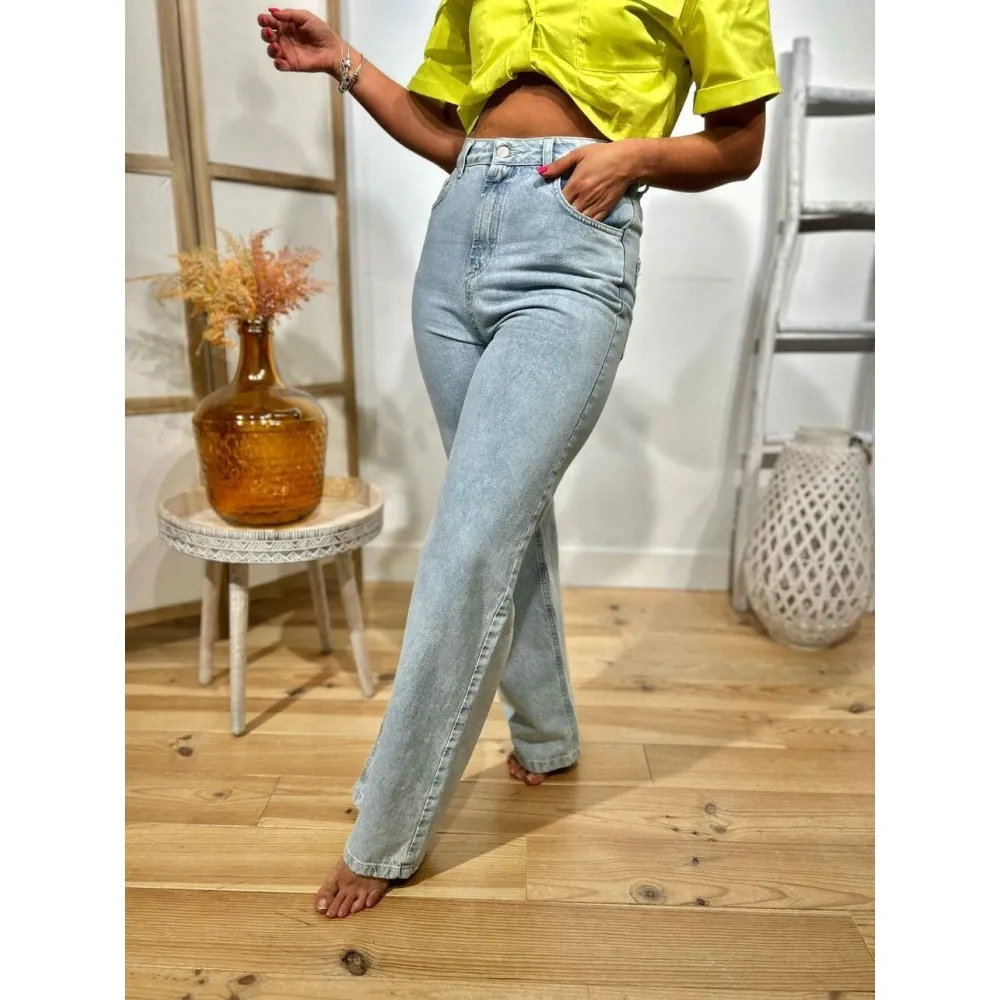 Jeans Straight High Waist RILLOW