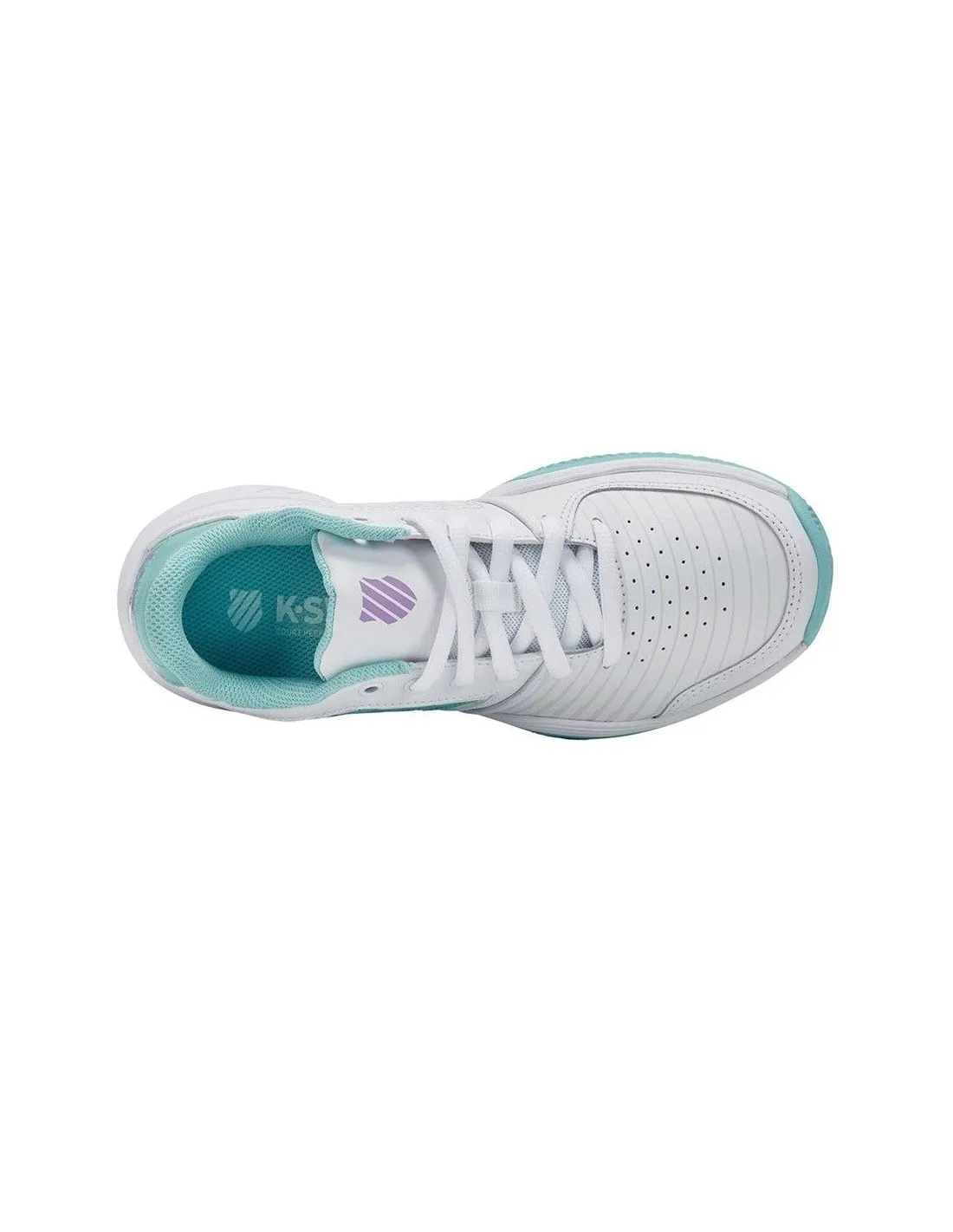 Kswiss Court Express Hb Blanco Azul Mujer