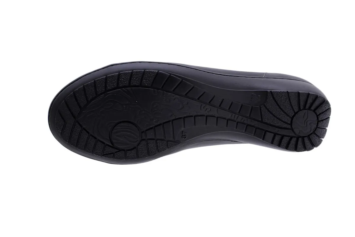 LACEUP SHOE BLACK LEATHER