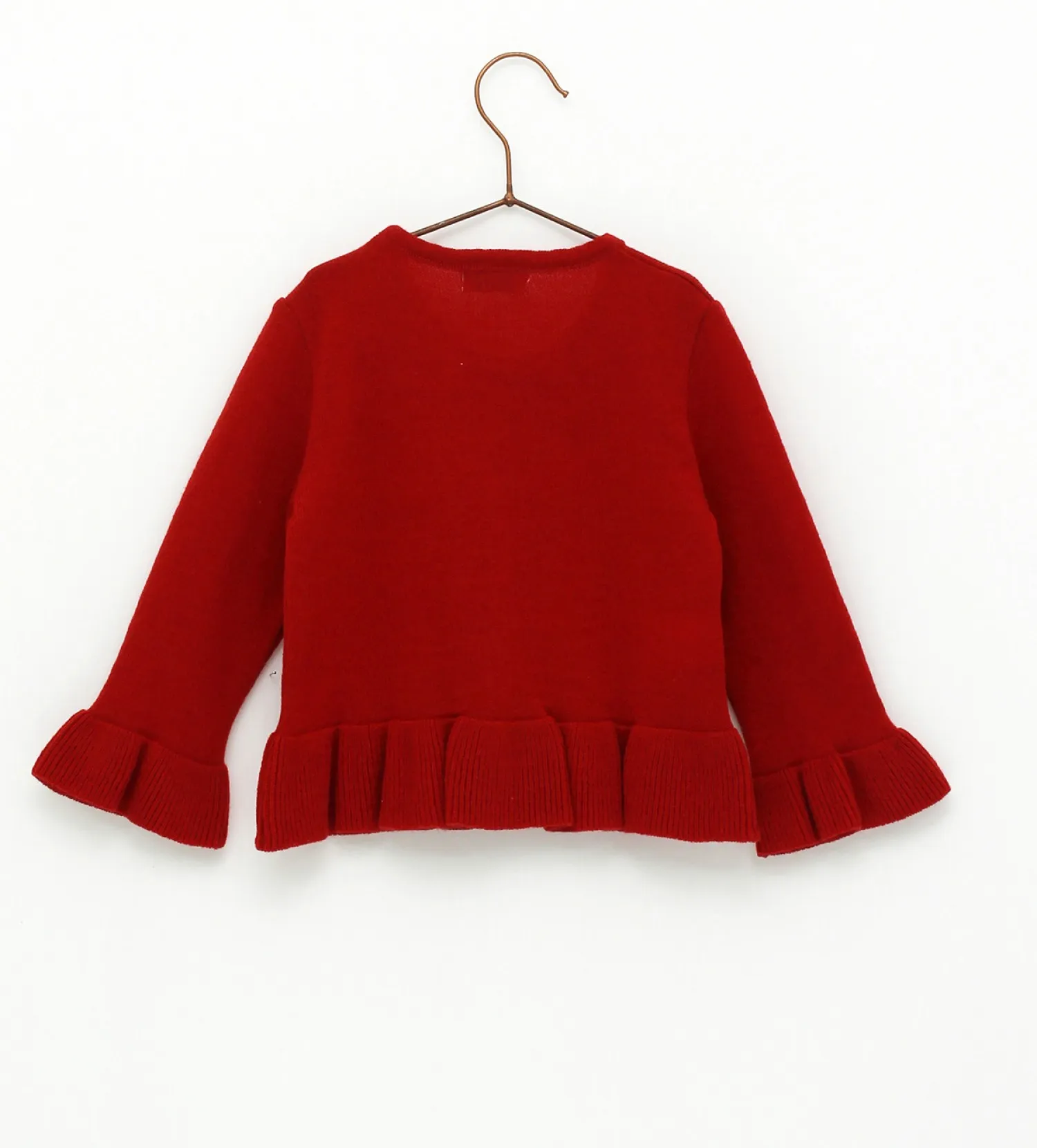 LONG JUMPER JACKET RED. OWINTER