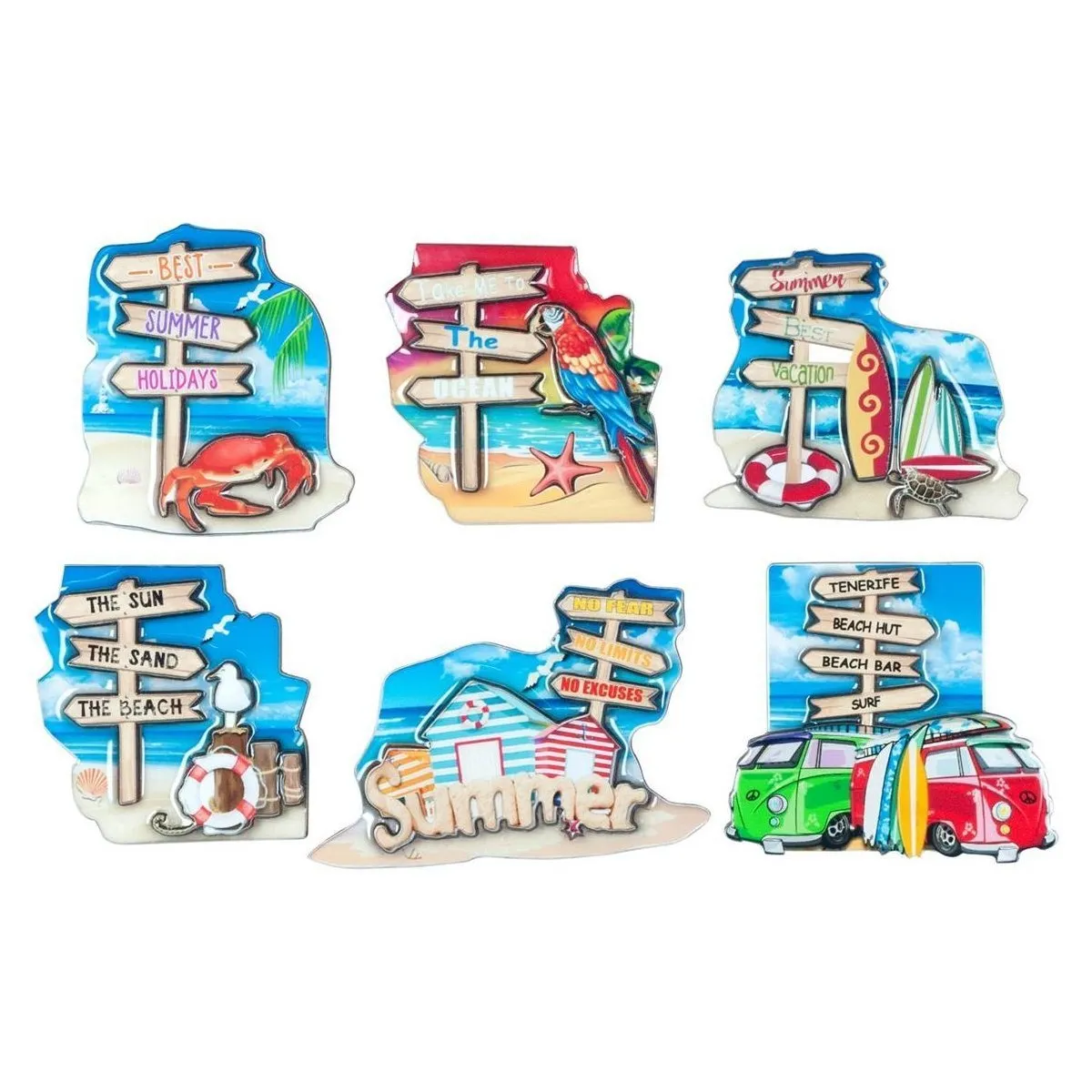 Magnéticos Surf Set 6 U