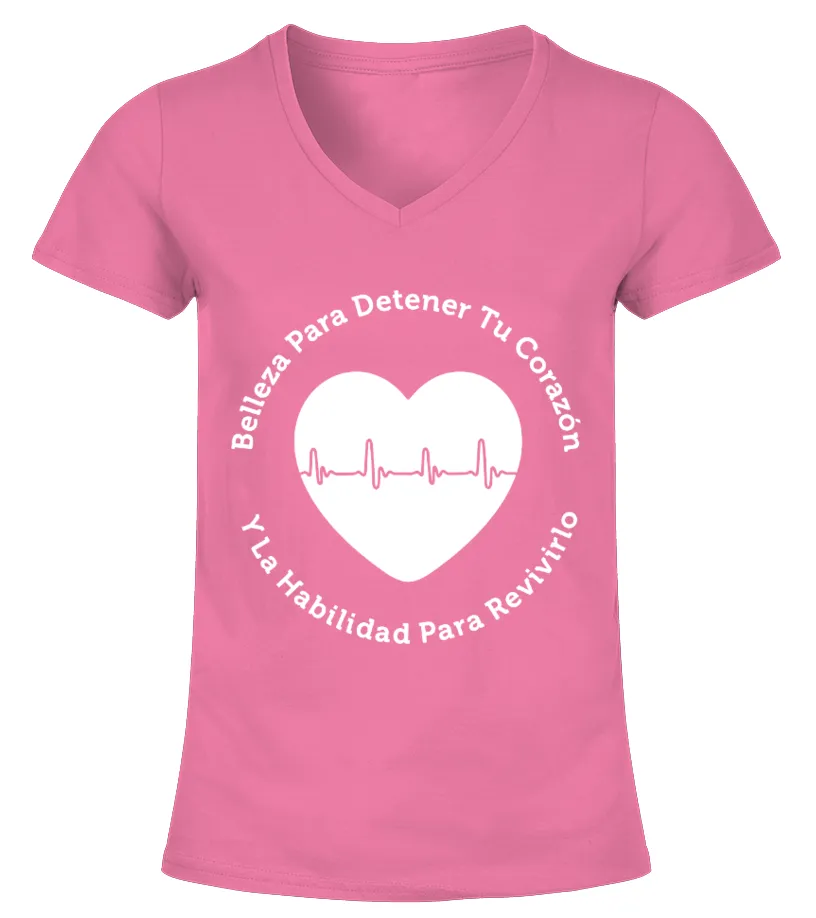 Marido de una enfermera. Sí, está trabajando. No, no sé cuando regresará. Sí, s… Camiseta cuello pico Mujer