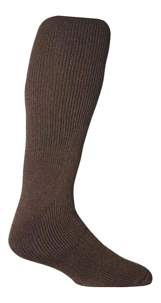 Mens fleece lined knee high thermal socks