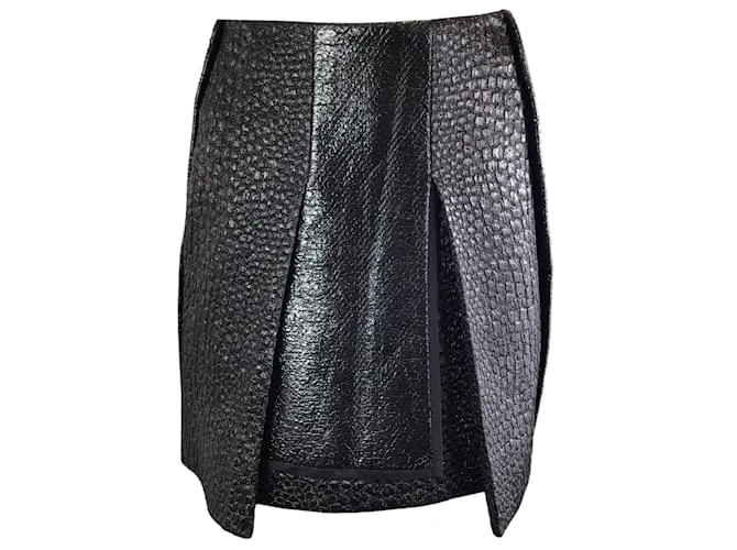Minifalda negra con pliegues en la parte delantera Mavericks de Ellery Negro 
