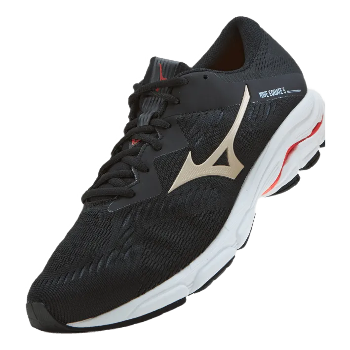 Mizuno Wave Equate 5 Black  / Platinum Gold / Ignit