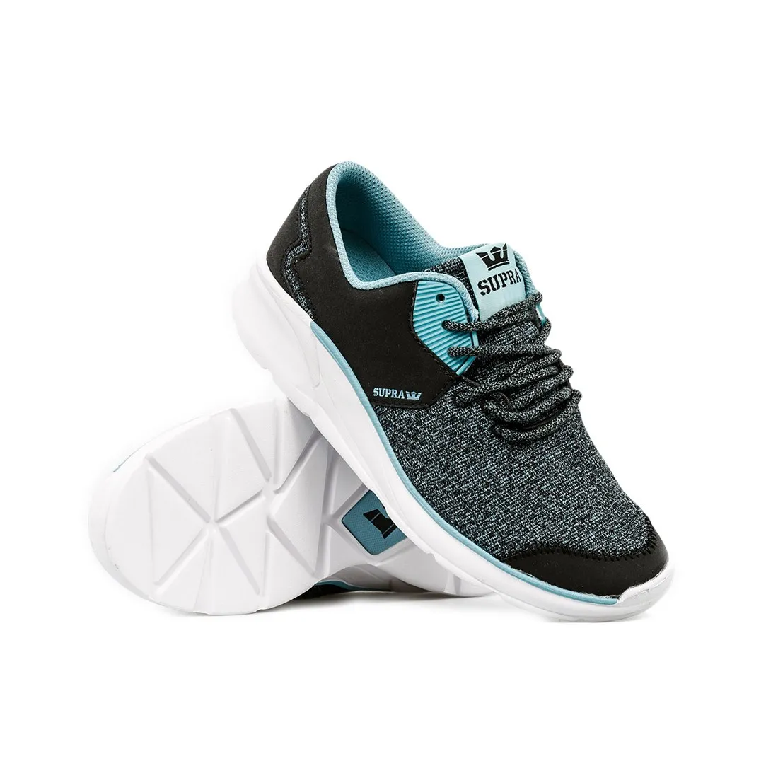 NOIZ black aqua white