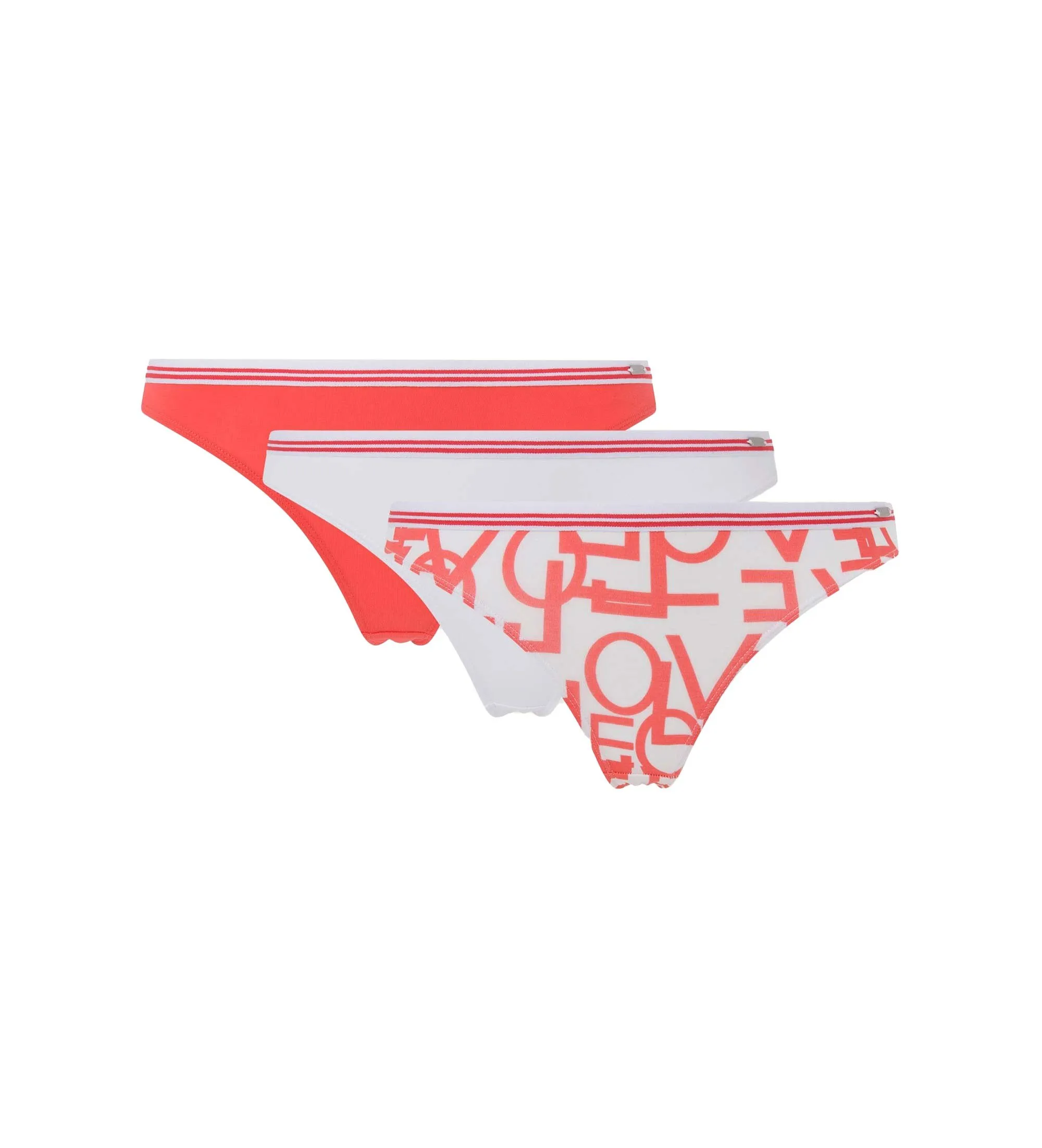 Pack 3 Tangas Classic Love rojo