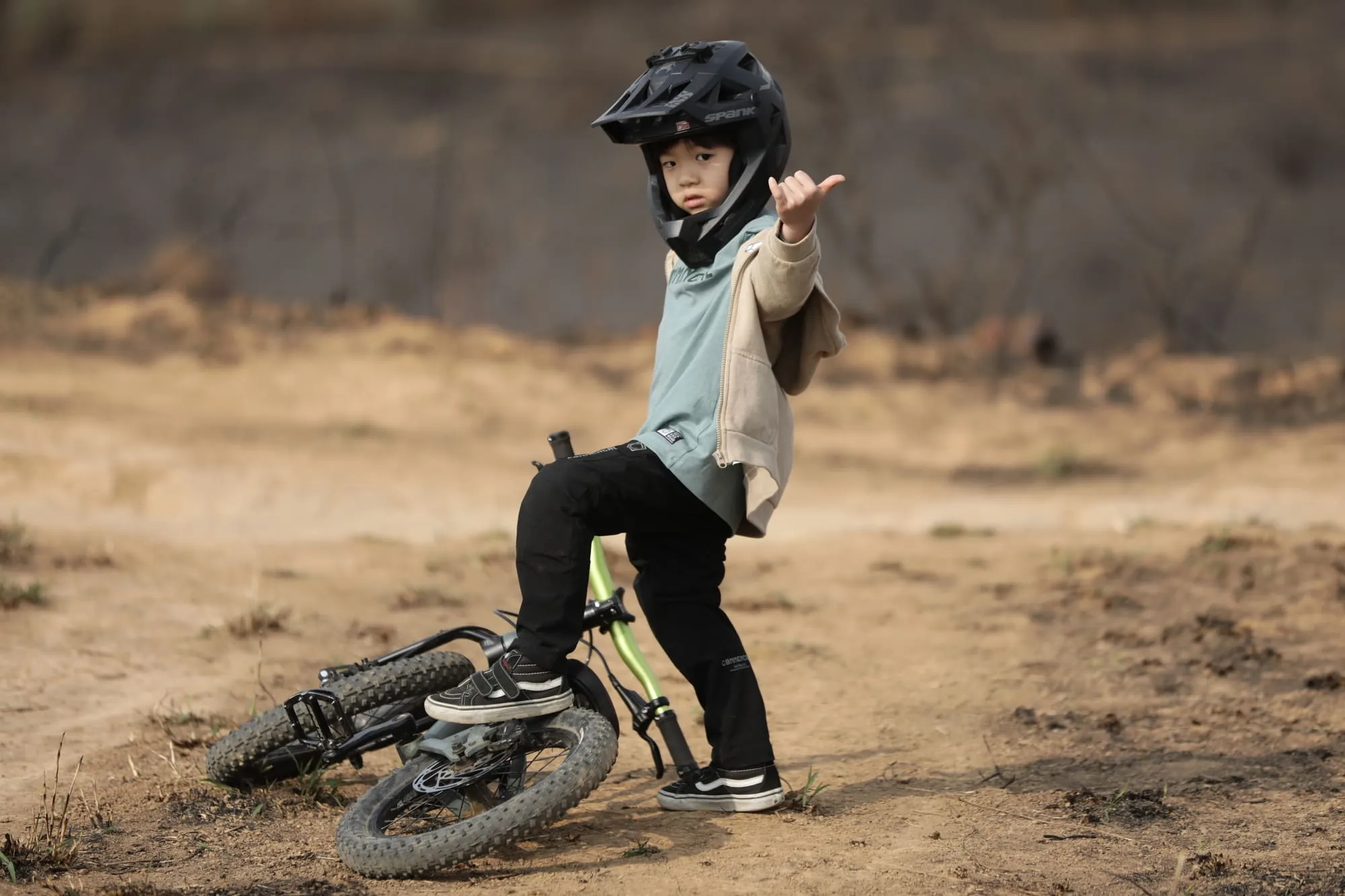 PANTALÓN COMMENCAL KIDS BLACK