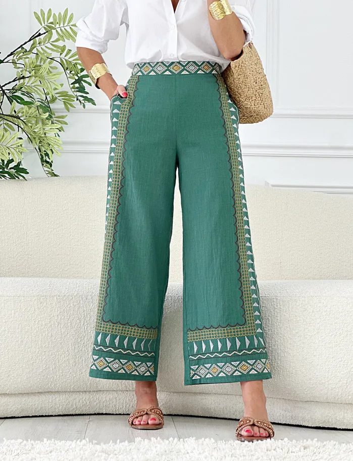 Pantalon Masai verde