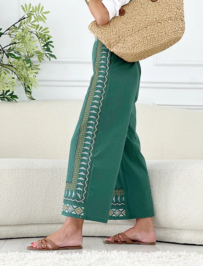 Pantalon Masai verde
