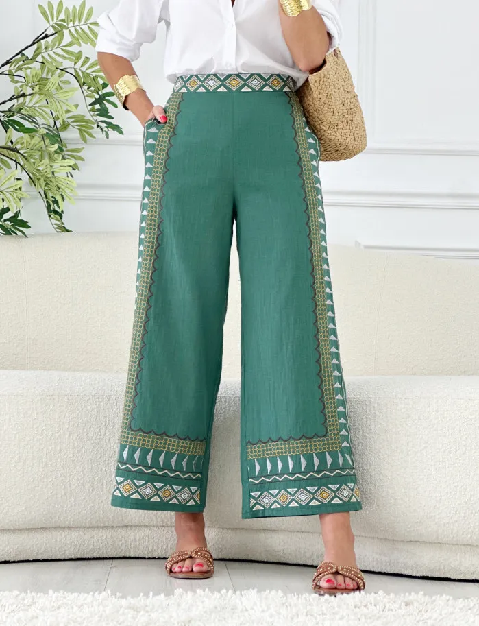 Pantalon Masai verde