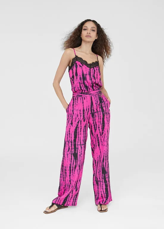 Pantalon saten print Lola Casademunt