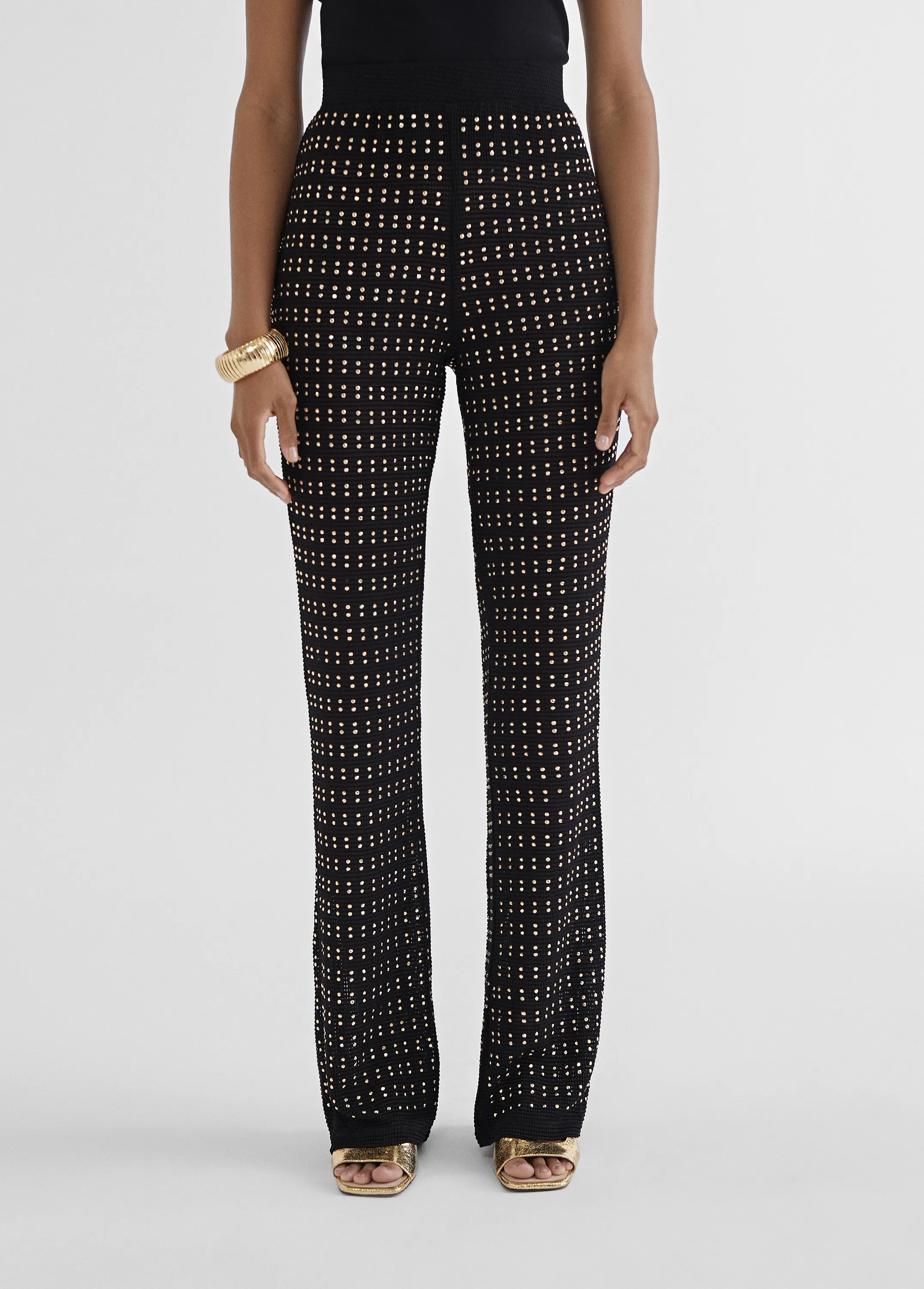 Pantalon semitransparente studs Lola Casademunt