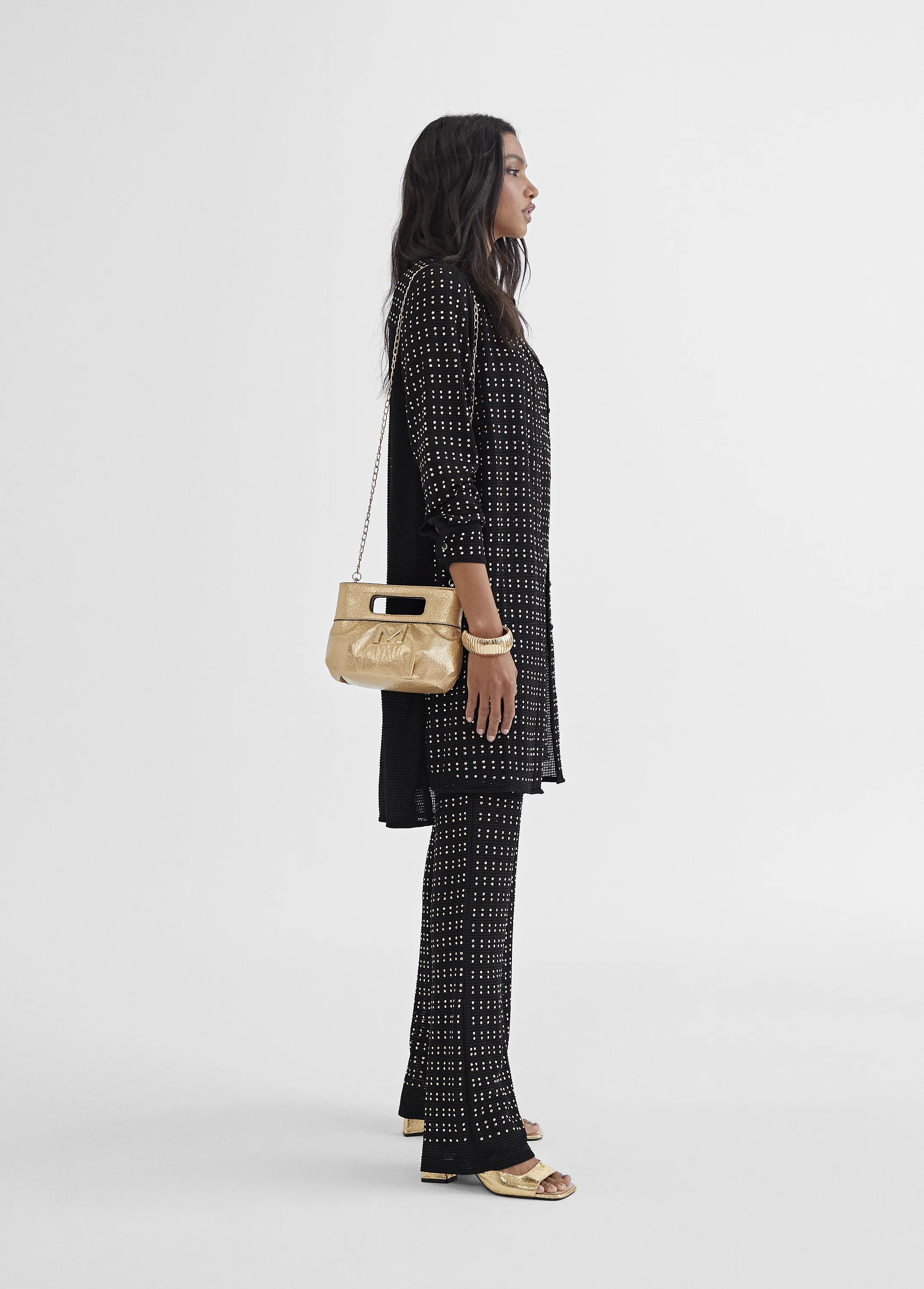 Pantalon semitransparente studs Lola Casademunt
