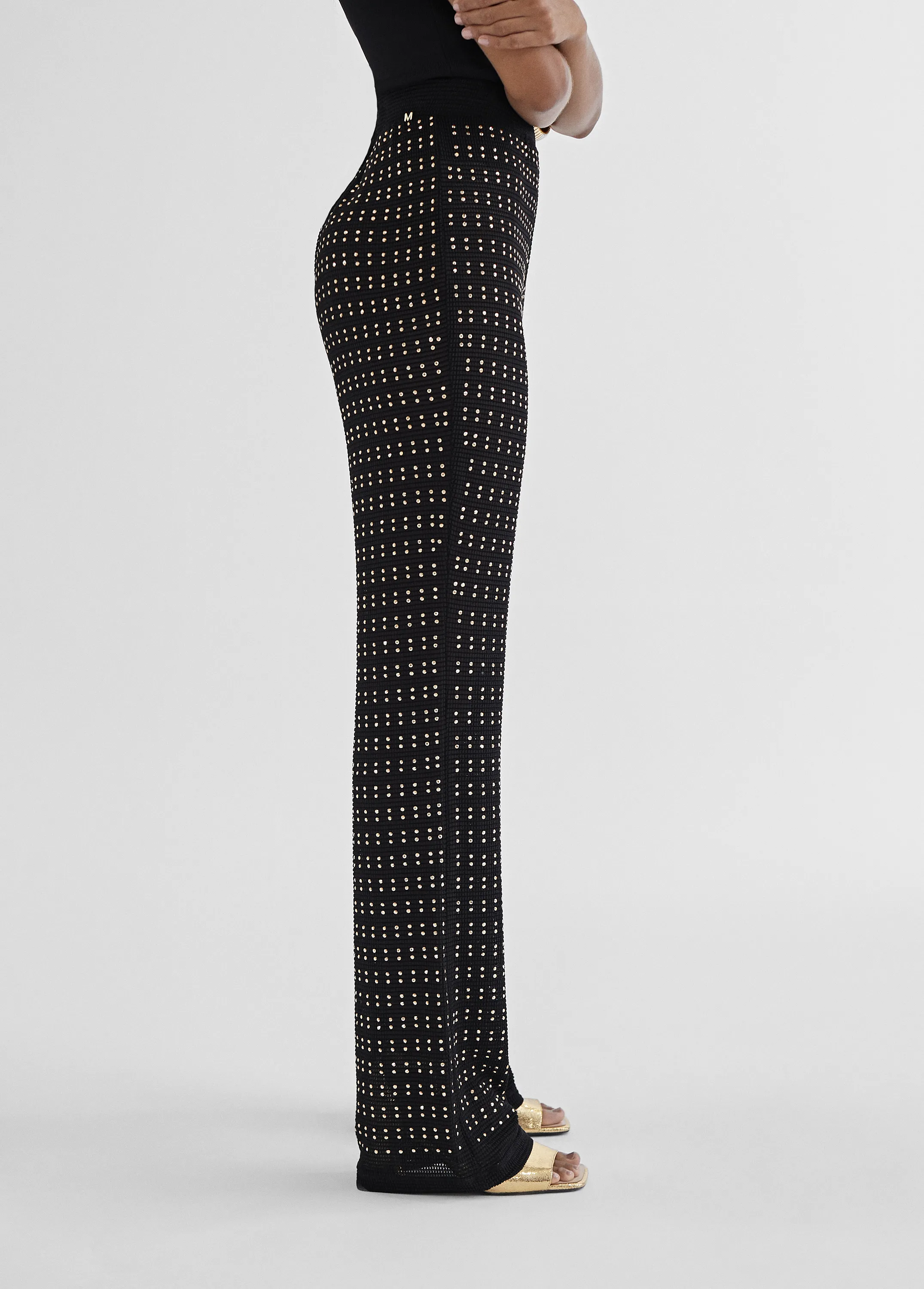 Pantalon semitransparente studs Lola Casademunt