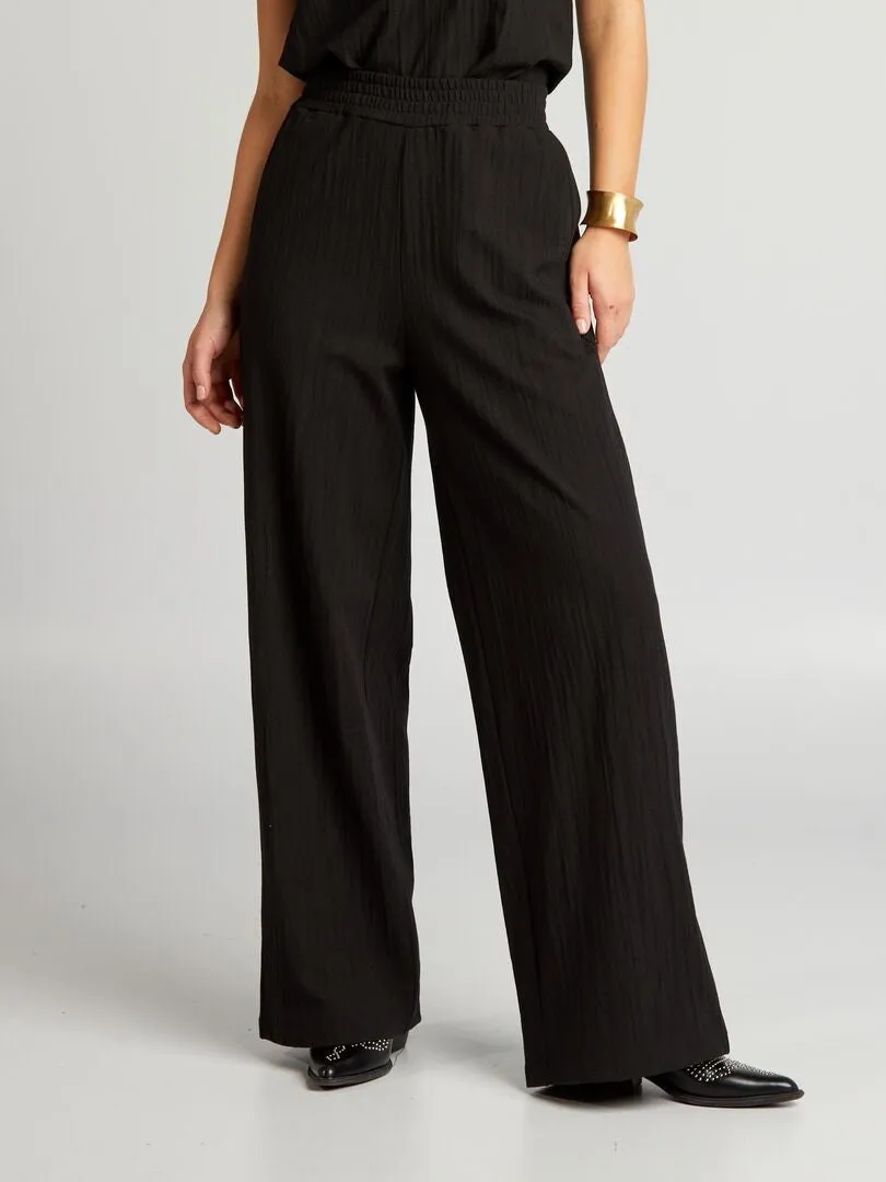 PANTALóN ANCHO  NEGRO