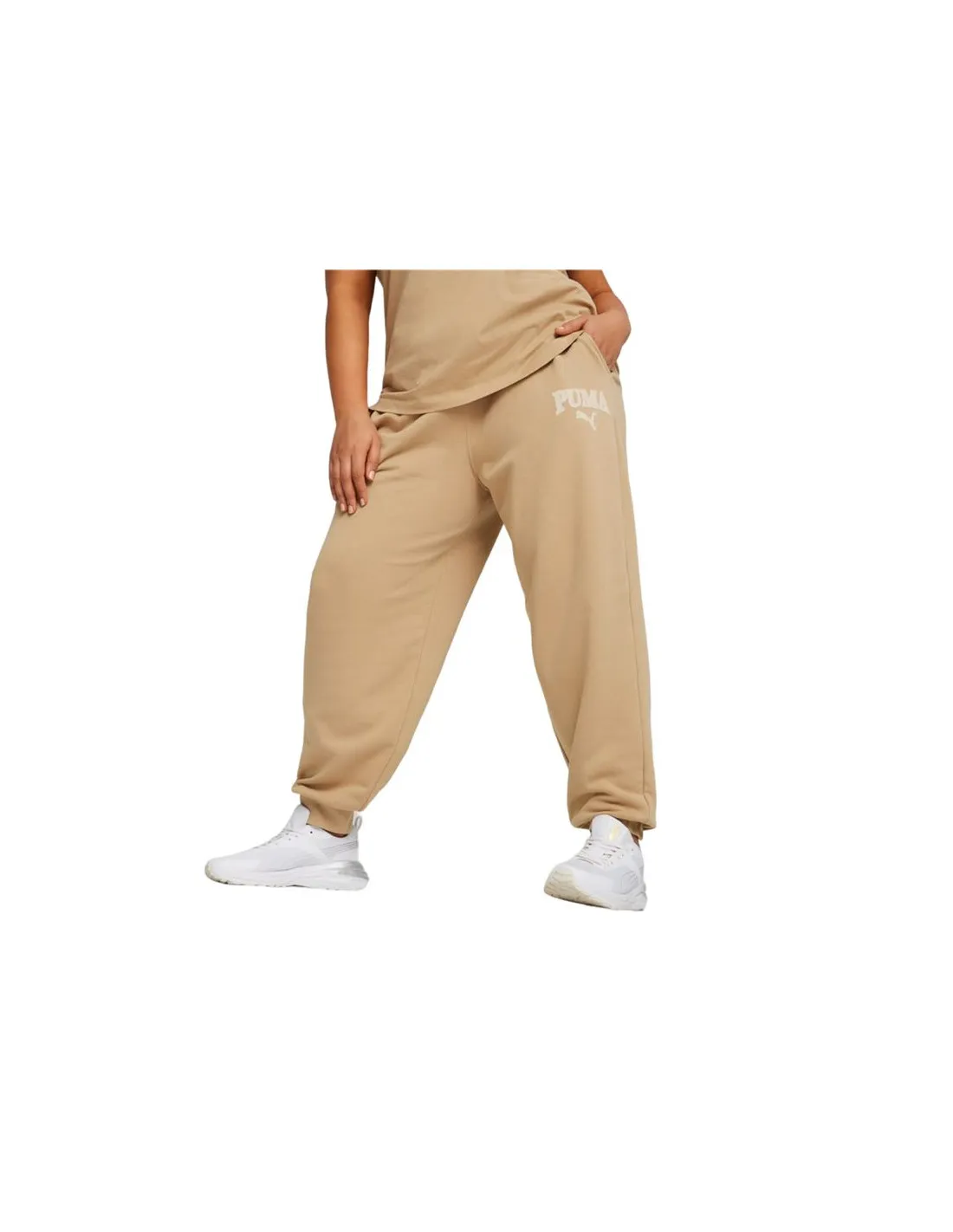 Pantalón Puma Squad Marrón Mujer