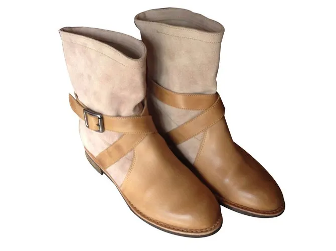 Paraboot Botas Beige 