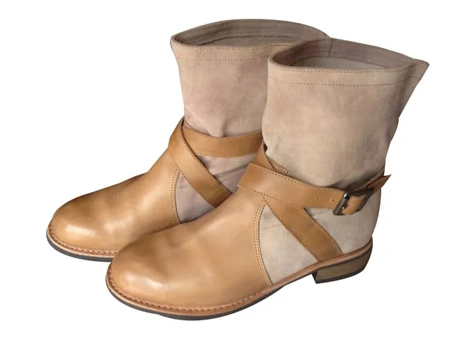Paraboot Botas Beige 