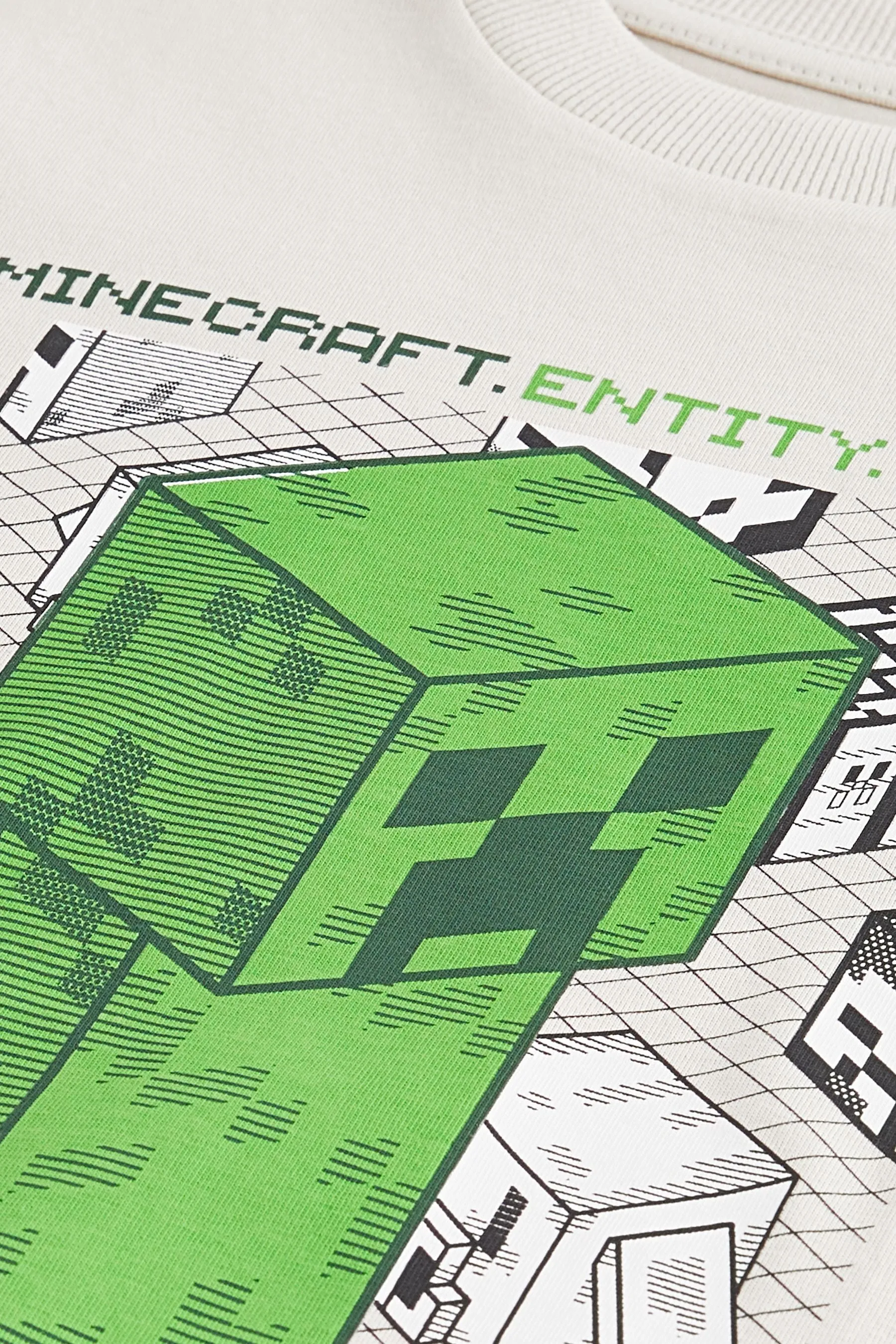 PIEDRA  100% COTTON LICENSED MINECRAFT TSHIRT (316YRS)
