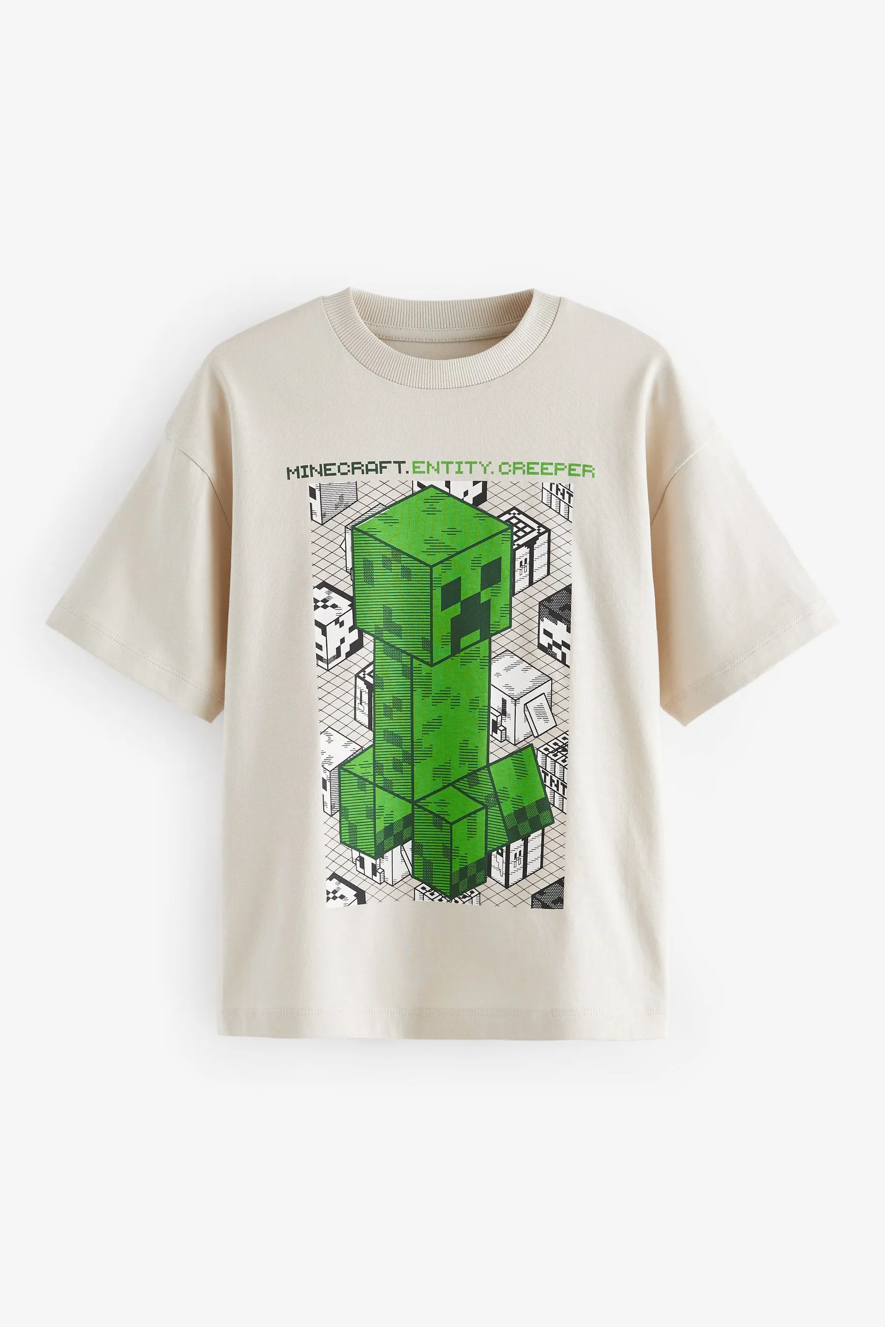 PIEDRA  100% COTTON LICENSED MINECRAFT TSHIRT (316YRS)