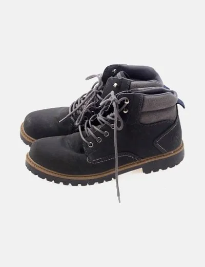 Primark Botas camperas gris
