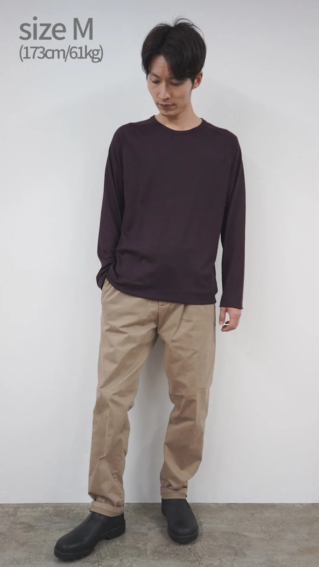Re Hecho en Tokio Japón / Dress Wool Knit Crew Neck