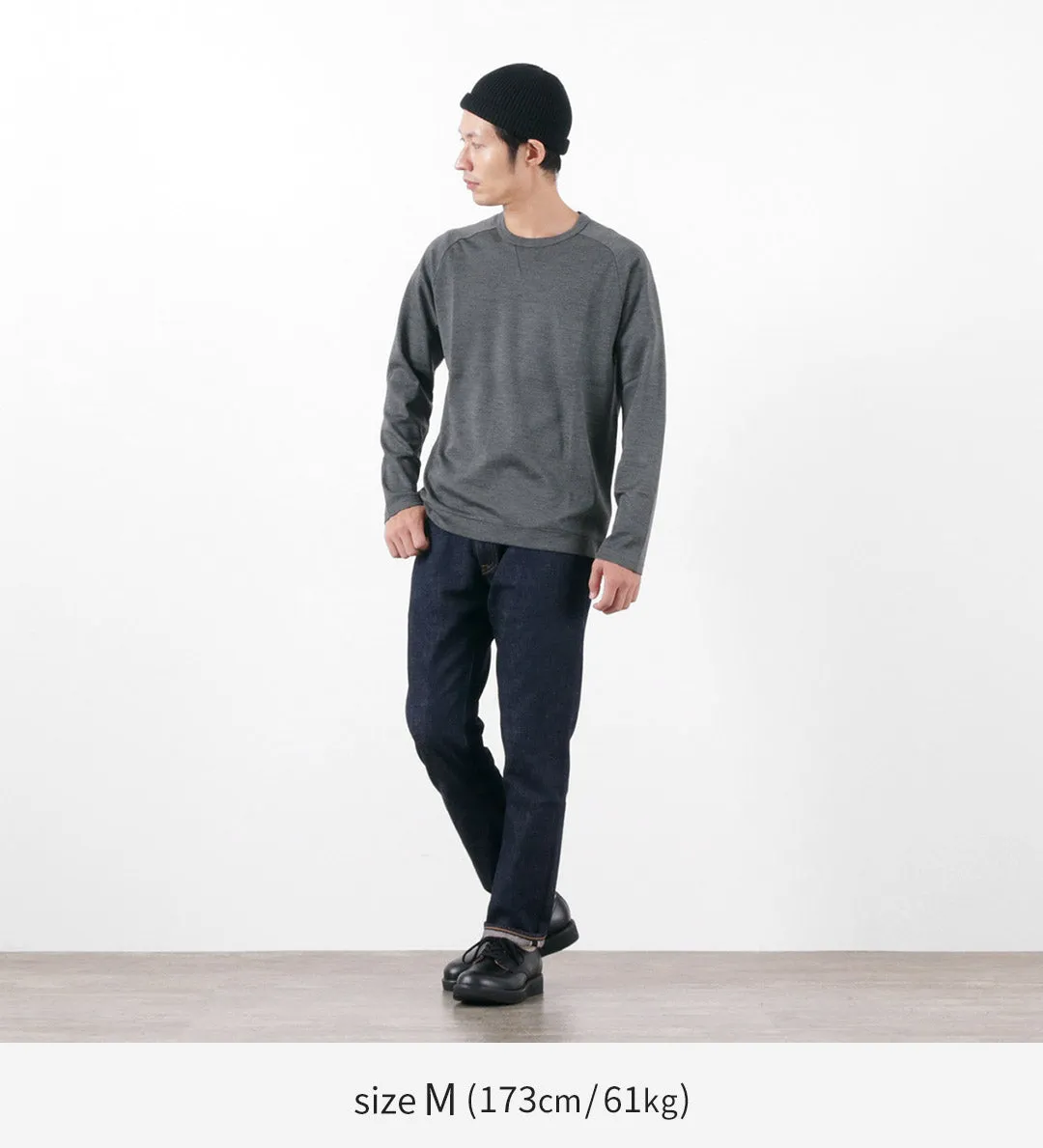 Re Hecho en Tokio Japón / Dress Wool Knit Crew Neck