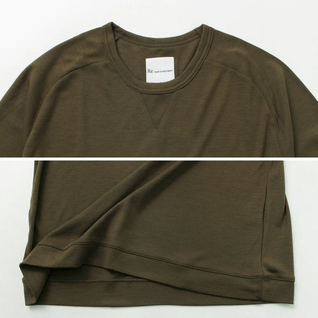 Re Hecho en Tokio Japón / Dress Wool Knit Crew Neck