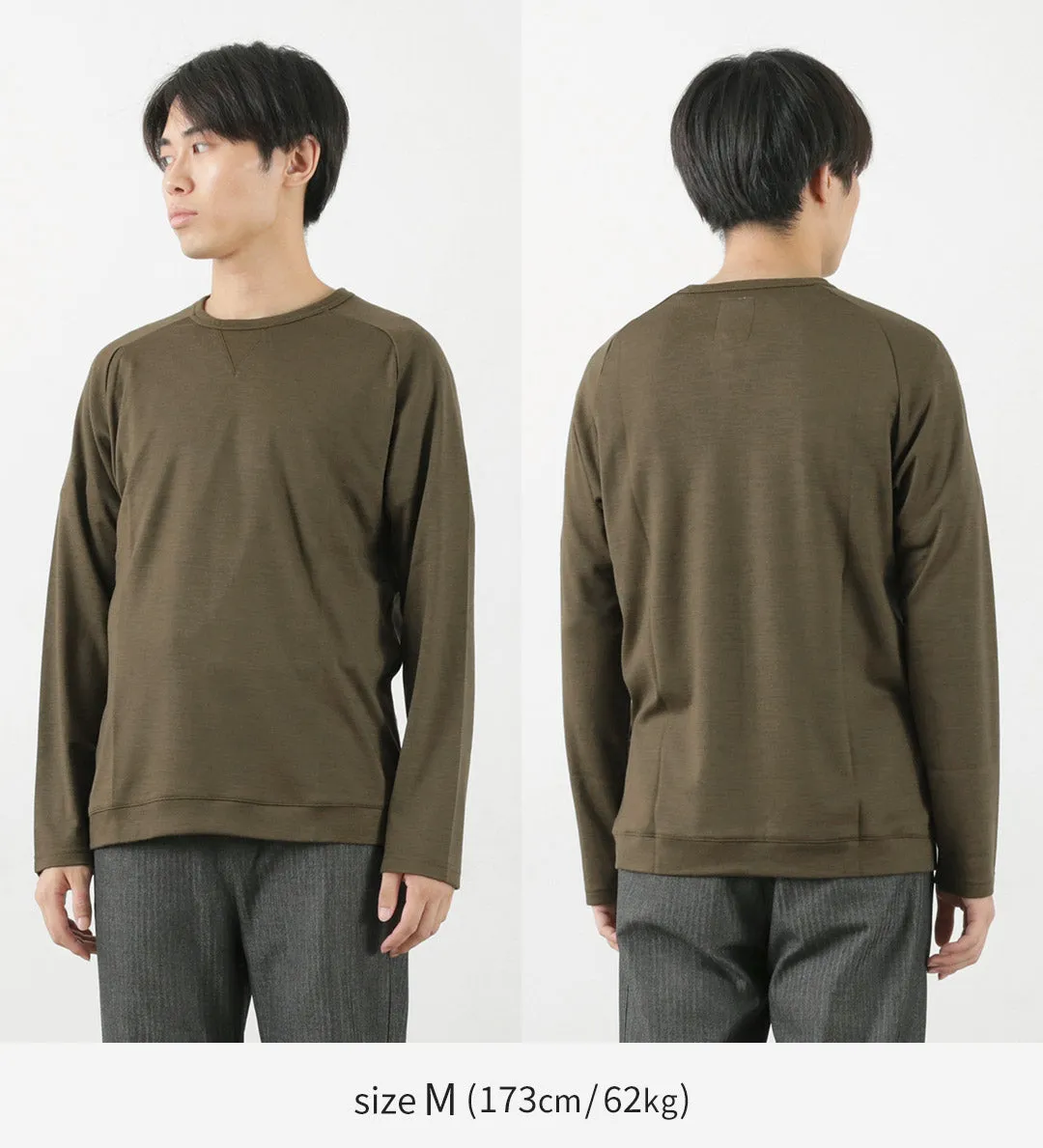 Re Hecho en Tokio Japón / Dress Wool Knit Crew Neck