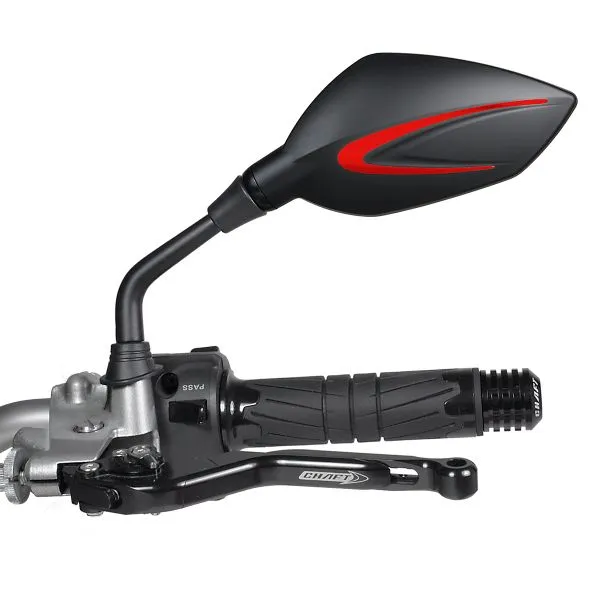 Retrovisores moto Chaft Extra Black Red 