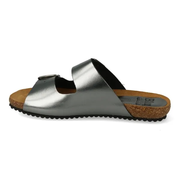 SANDALIAS BIO con DOS HEBILLAS MOD. PIETRA PLOMO