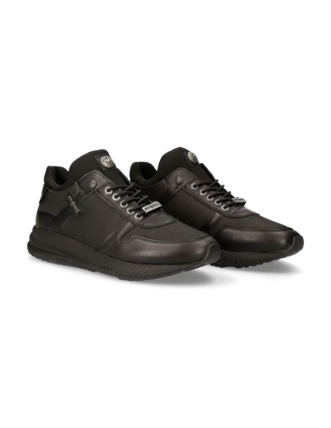 SHOE BLACK CHRONO WITH LACES MCHRONO002C14