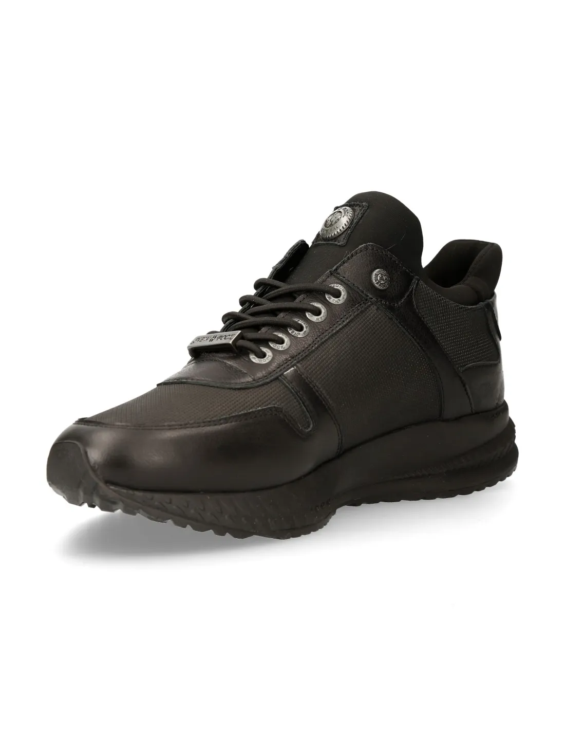 SHOE BLACK CHRONO WITH LACES MCHRONO002C14