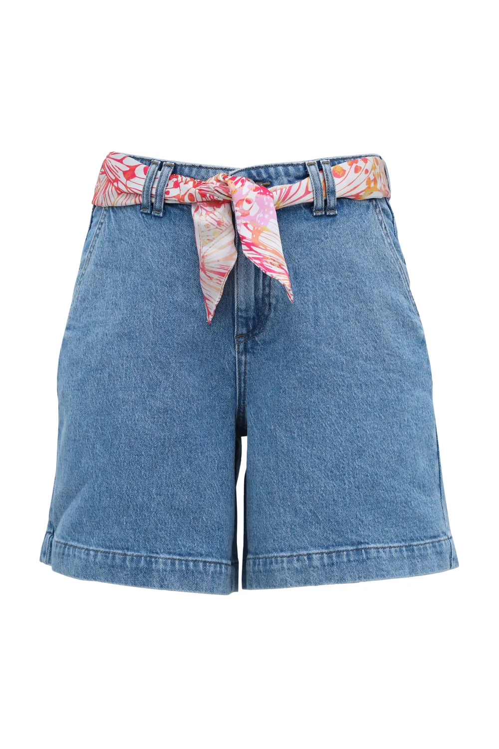 Short Vanil Denim con Bandana