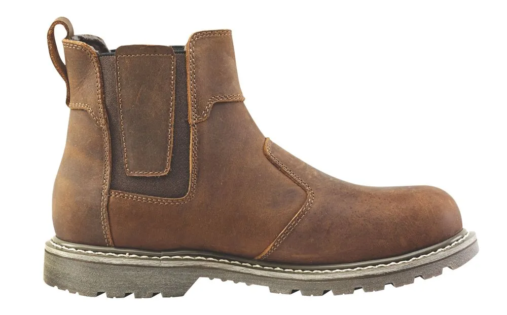 Site Mudguard, botas de seguridad de media caña, marrón, talla 47