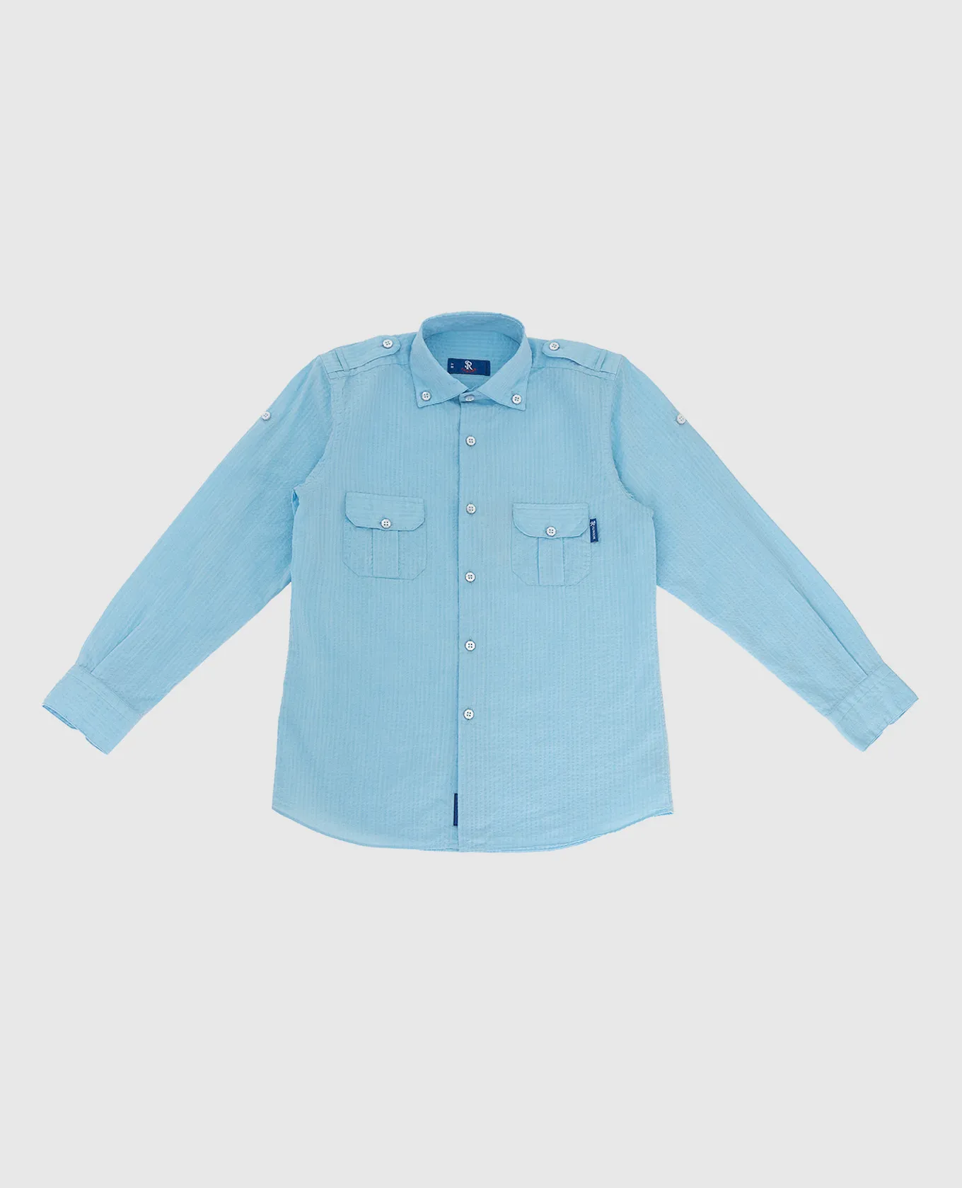 Stefano Ricci Children's blue shirt