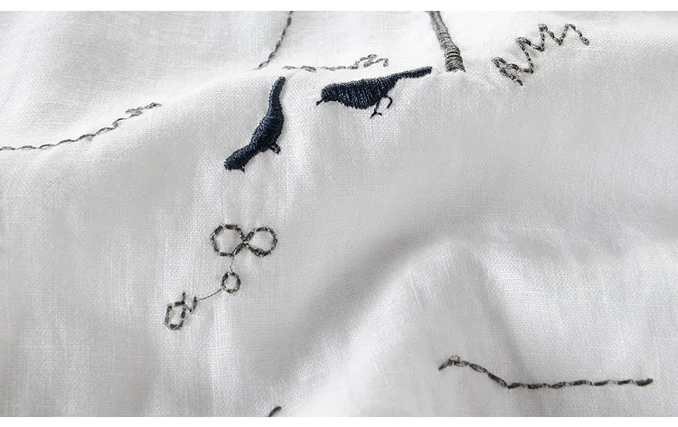 TSHIRT DE LINO MANGA CORTA PARA HOMBRE