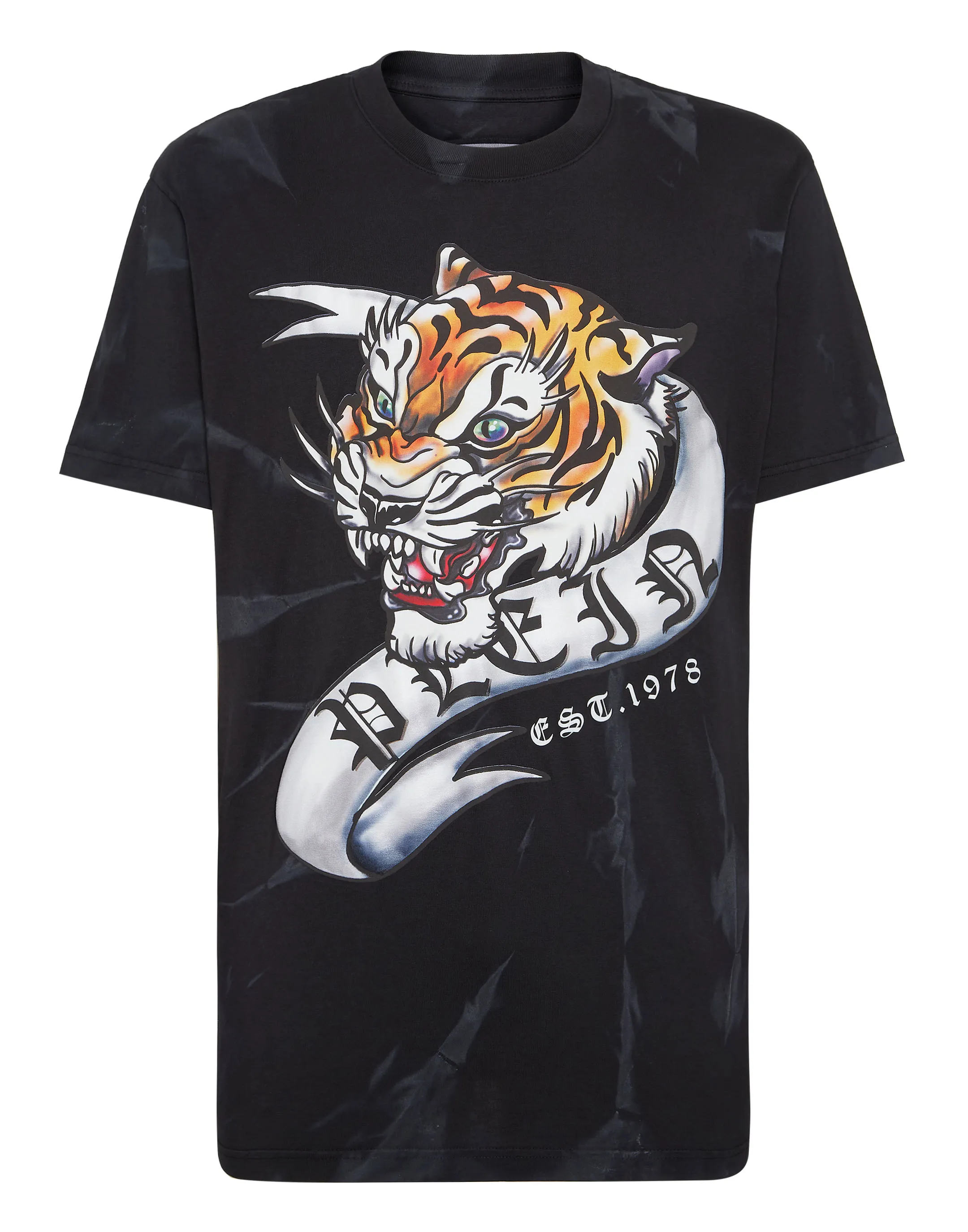 TIEDYE TSHIRT ROUND NECK SS TATTOO