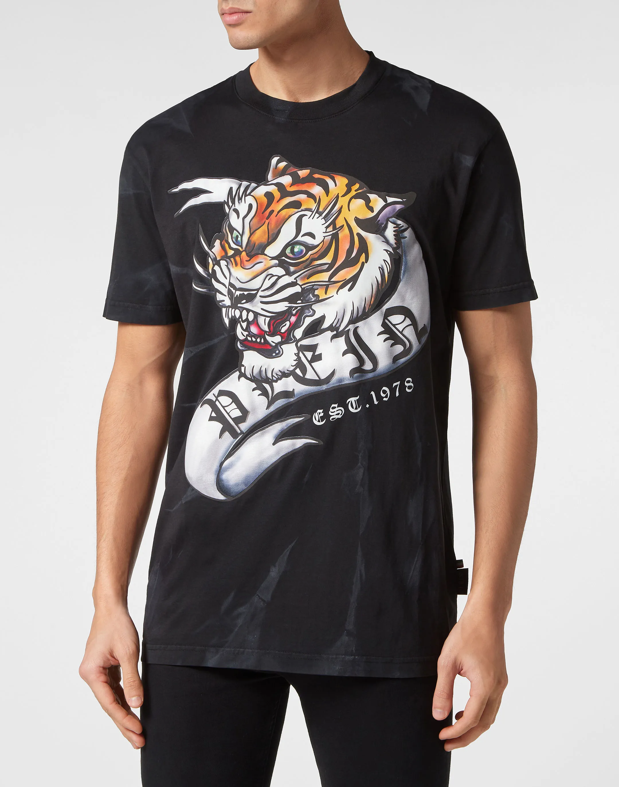 TIEDYE TSHIRT ROUND NECK SS TATTOO