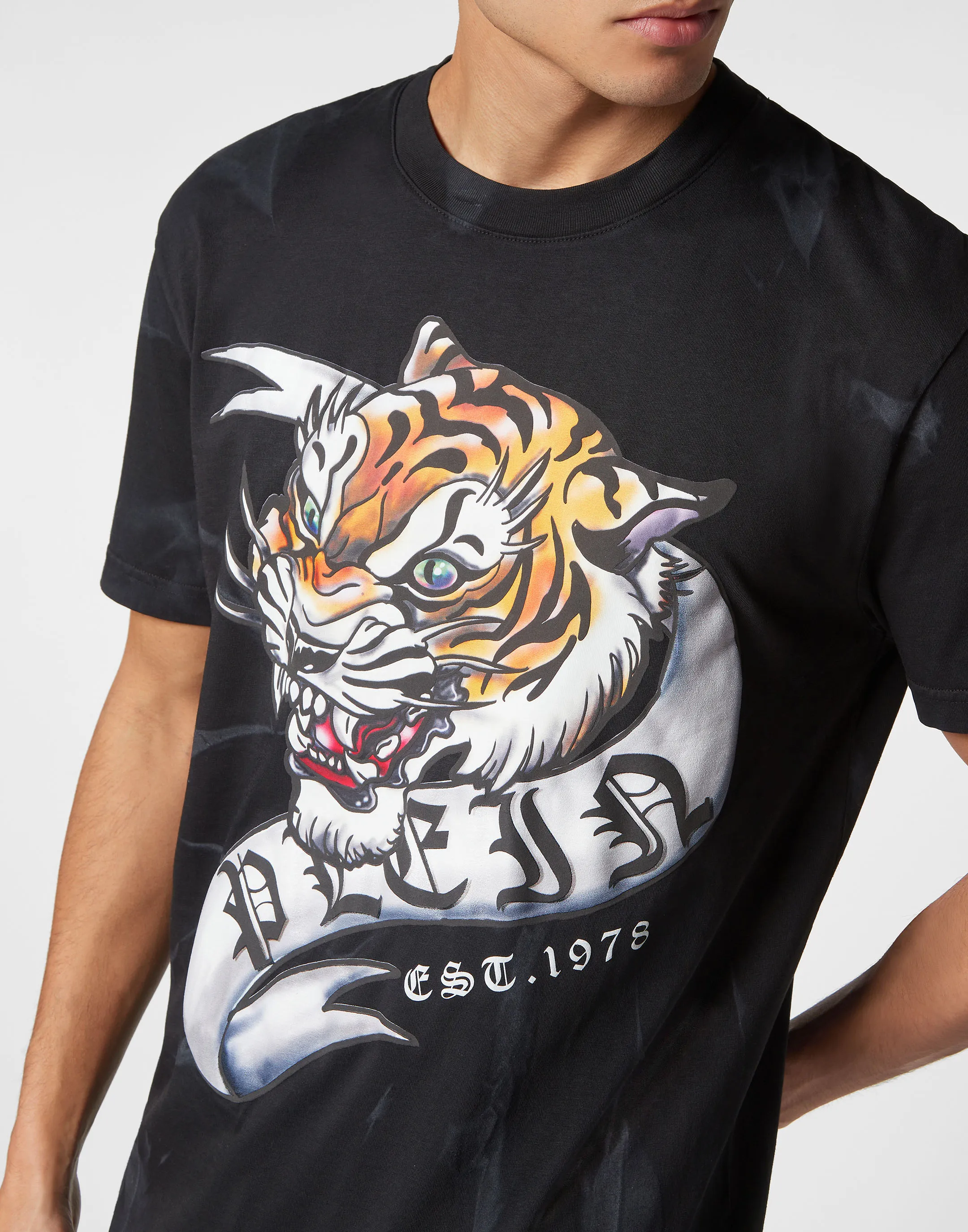 TIEDYE TSHIRT ROUND NECK SS TATTOO