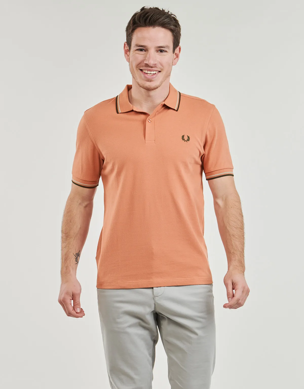 TWIN TIPPED FRED PERRY SHIRT