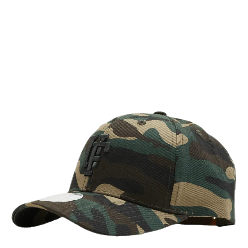 Upfront Spinback Youth Baseball Cap Patterned/Green