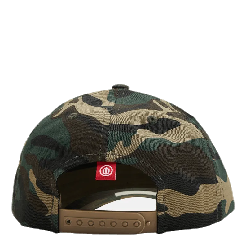 Upfront Spinback Youth Baseball Cap Patterned/Green