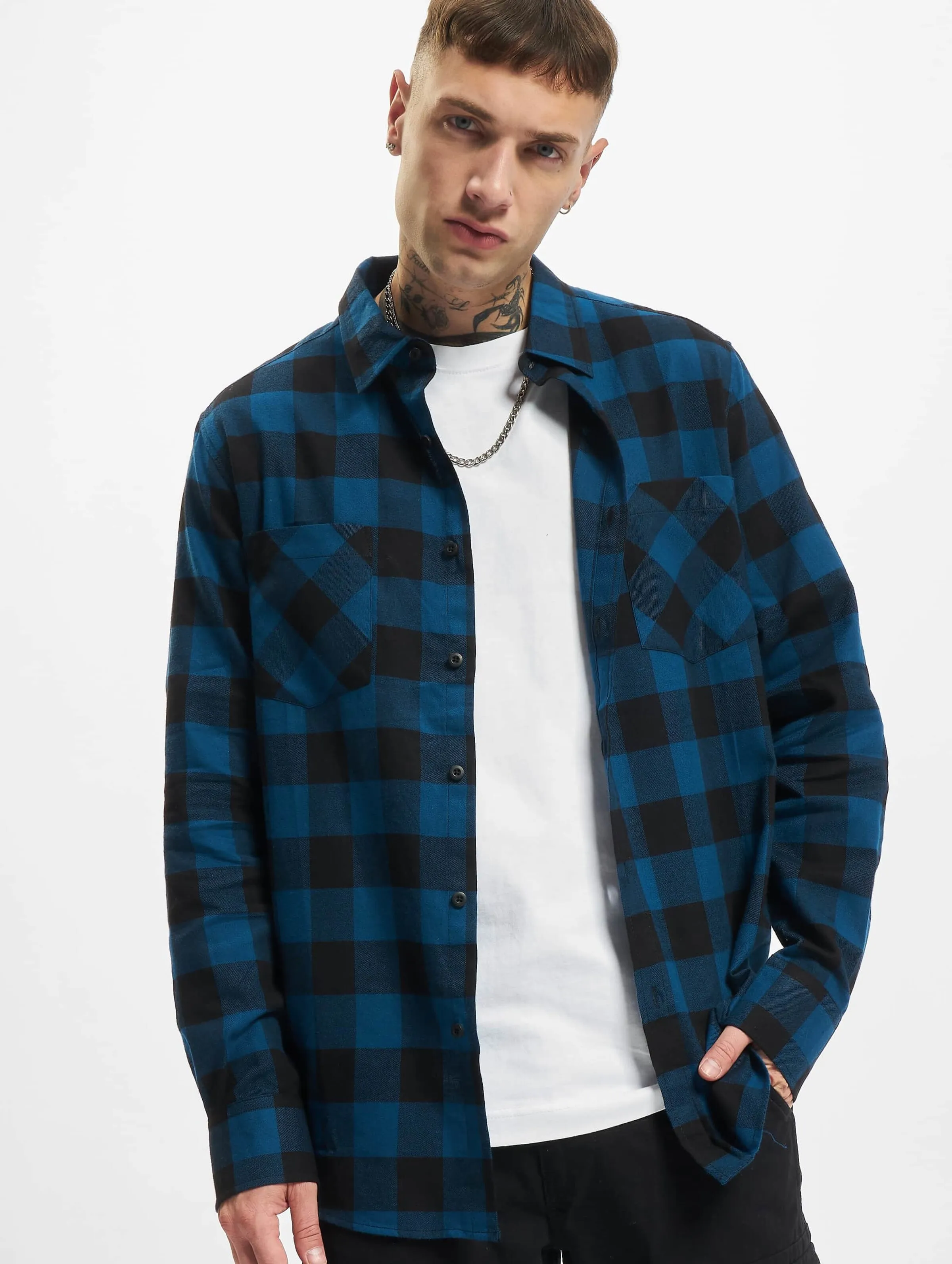 Urban Classics Checked Flanell