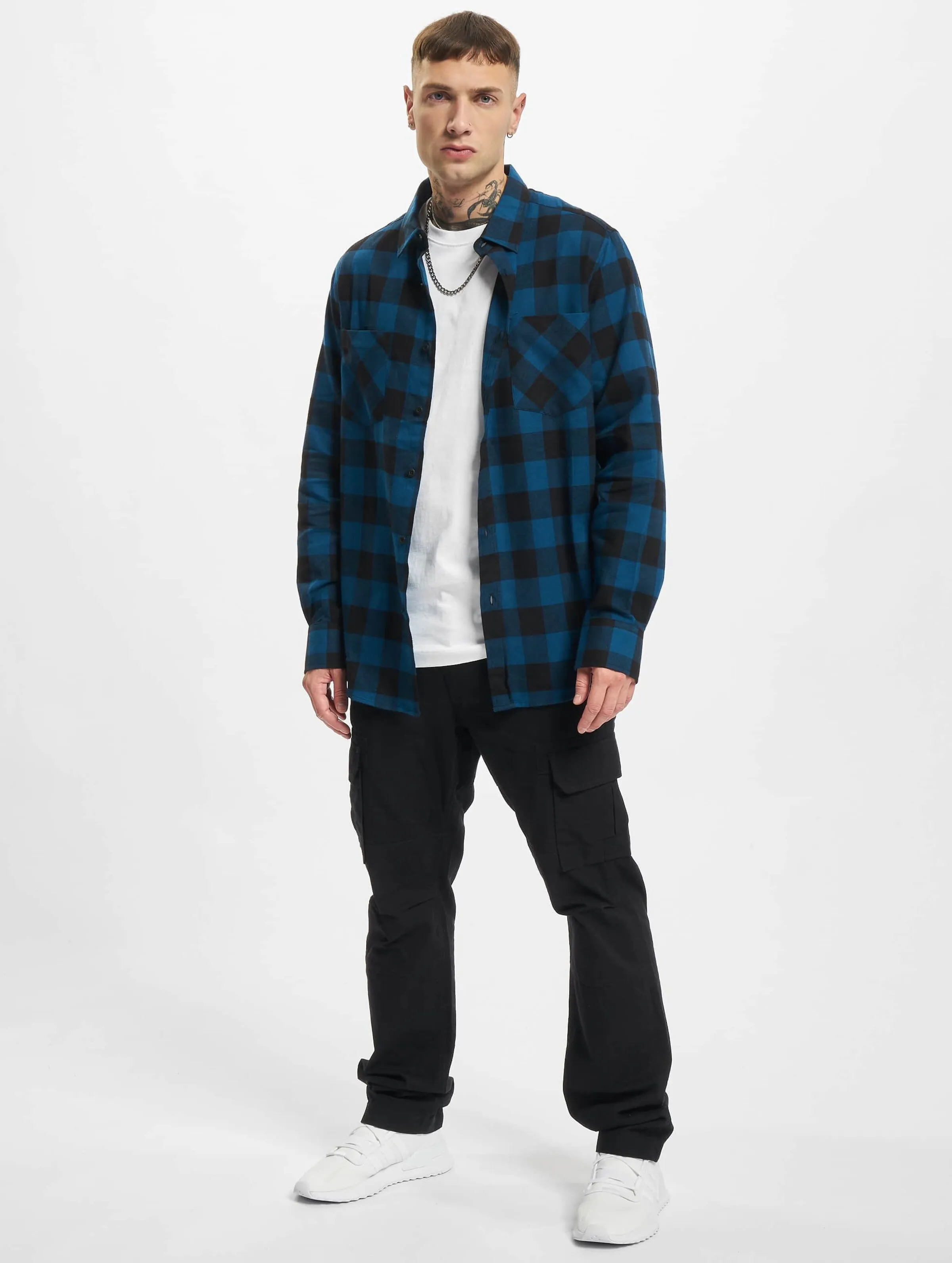 Urban Classics Checked Flanell
