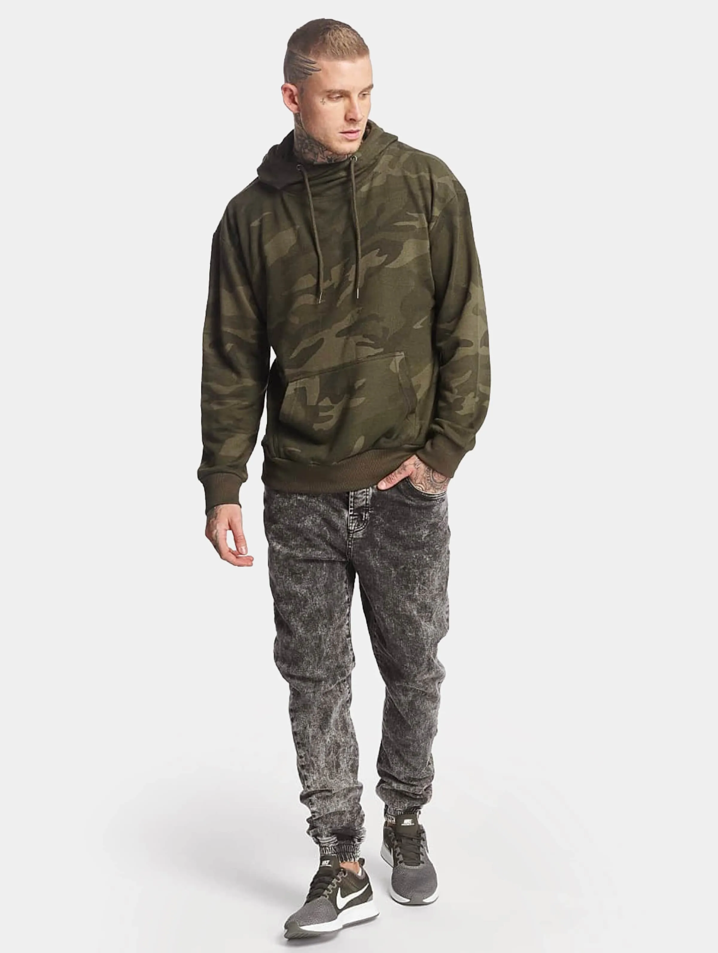 Urban Classics High Neck Camo