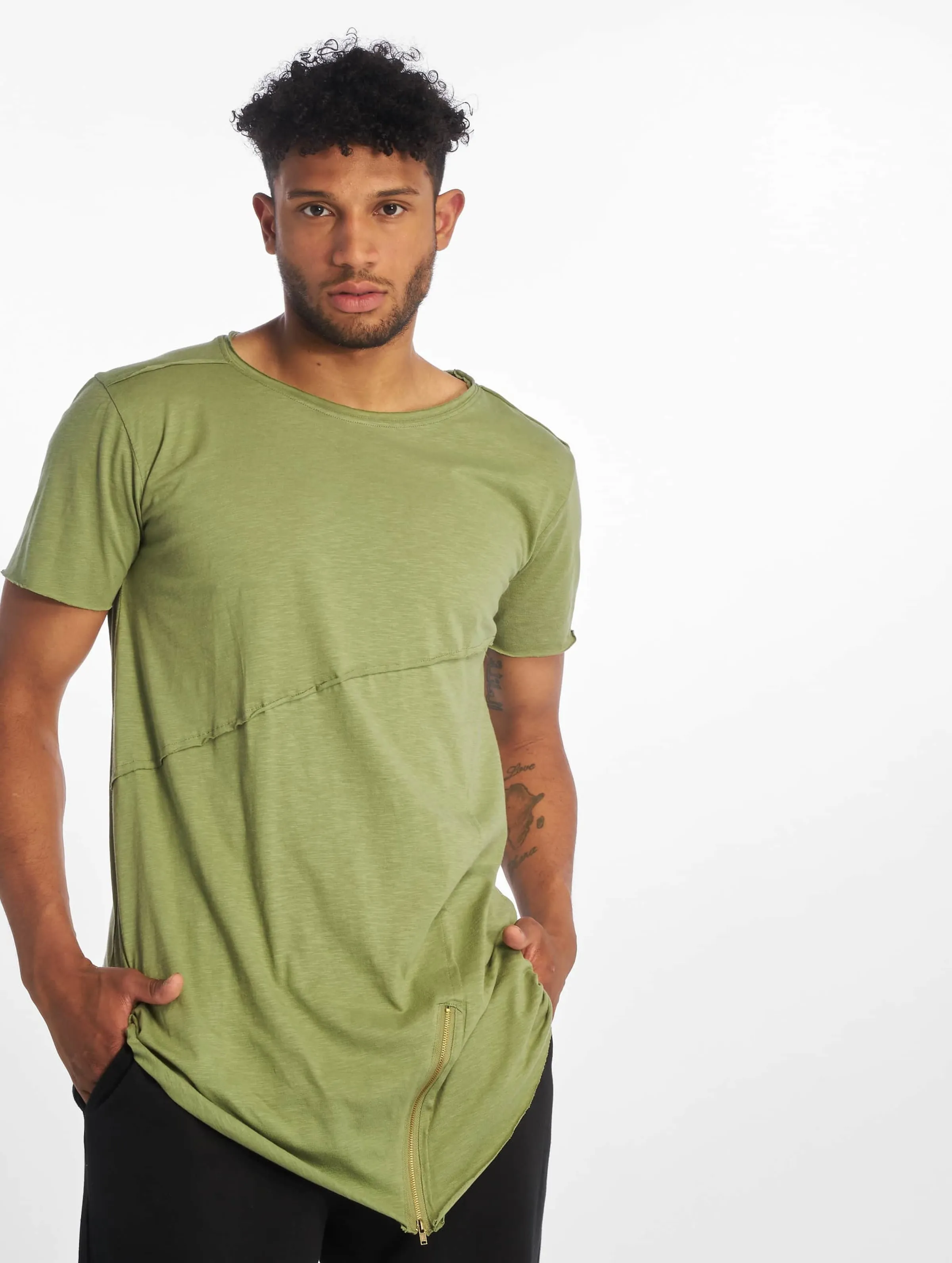 Urban Classics Long Open Edge Front Zip