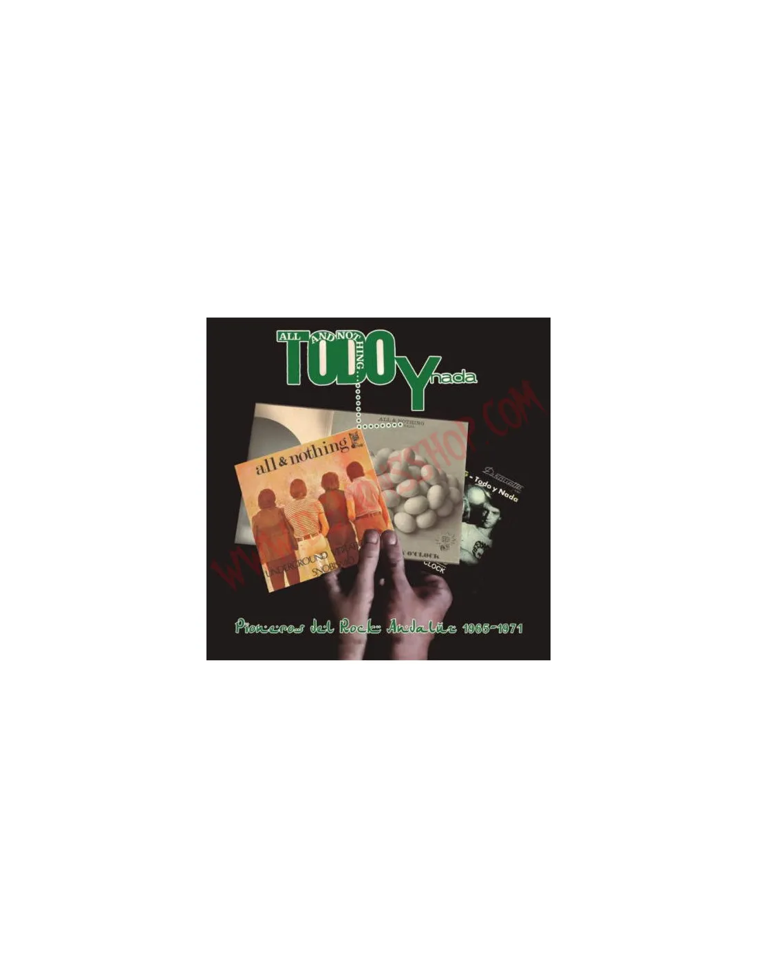VINILO LP TODO Y NADA  PIONEROS DEL ROCK ANDALUZ 19651971
